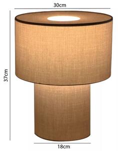 Dizajn nočná lampa Beige Ambrosine