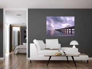 Obraz na stenu s mólom na mori (Obraz 60x40cm)
