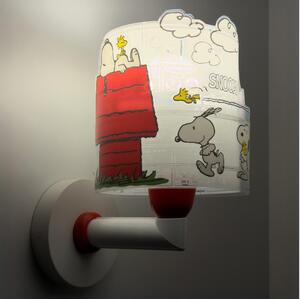 Dalber 76309 - Detská nástenná lampa SNOOPY 1xE27/15W/230V biela/červená