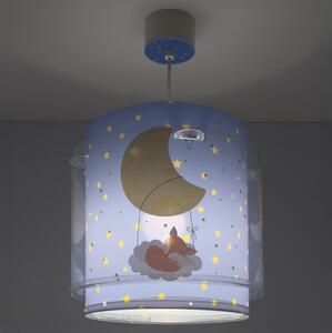 Dalber 76632 - Detský luster MOON DREAMS 1xE27/15W/230V modrá