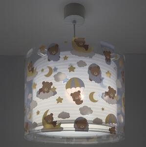 Dalber 41572T - Detský luster BABY TEDDY 1xE27/15W/230V modrá