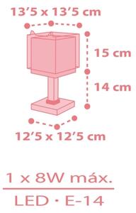 Dalber 64581N - LED Detská lampička LITTLE FOX 1xG4/4W/230V ružová