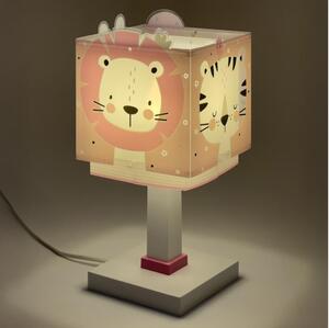 Dalber 63111NS - LED detská lampička BABY JUNGLE 1xG4/4W/230V ružová