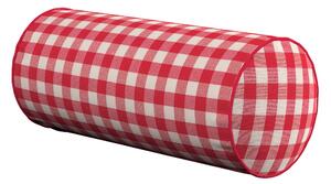 Jednoduchý valcový vankúš farba produktu červená látka vzorované