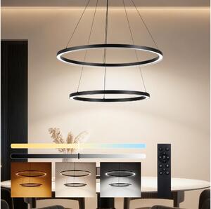 Brilagi - stmievateľný LED luster na lanku PORTOFINO LED/98W/230V pr. 80 cm čierna +DO