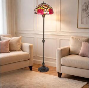 Brilagi - Tiffany vitrážová stojacia lampa GARLAN 2xE27/60W/230V