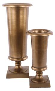 Kovová bronzová váza Bella Antique Bronze - Ø 25 * 59 cm