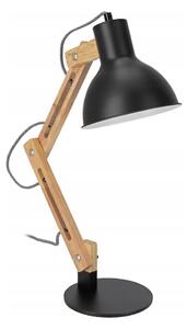 Stolná lampa 1xE27/40W/230V čierna