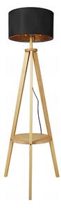 Stojacia lampa 1xE27/40W/230V čierna