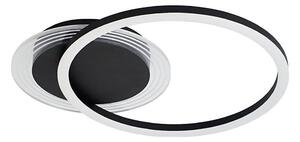 Searchlight 13650BK - LED stmievateľné stropné svietidlo CONTOUR LED/24W/230V 3000K