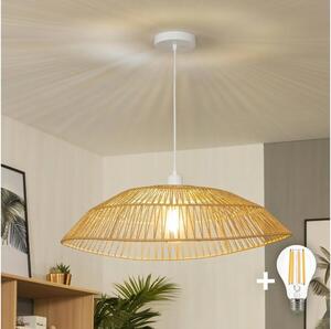 Brilagi - LED luster na lanku CERIA BOHO 1xE27/40W/230V pr. 70 cm hnedá