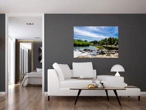Obraz jazera na stenu (Obraz 60x40cm)