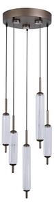 Searchlight 76210-5CL - LED stmievateľný luster na lanku CATTAIL LED/24W/230V