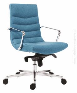 Manažérske kreslo 7650 SHINY EXECUTIVE (manažérske kreslo s nízkym operadlom, čalúnenie zo studenej peny)