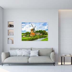 Obraz veterného mlyna (Obraz 60x40cm)