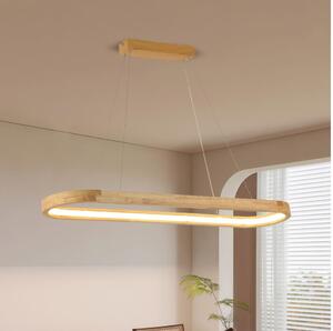 Brilagi - LED závesný luster na lankách UMEA WOOD LED/40W/230V 90x22 cm drevo