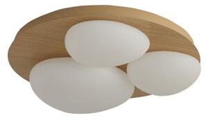 Brilagi - LED stropné svietidlo VISBY WOOD LED/36W/230V priemer 50 cm hnedé