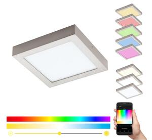 Eglo 33319 - LED RGBW stmievateľné stropné svietidlo FUEVA-C LED/15,6W/230V 22,5x22,5 cm