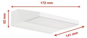 Telefunken - LED Vonkajšie nástenné svietidlo LED/10W/230V IP44 biela