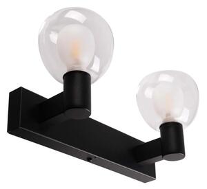 Kúpeľňové nástenné svietidlo POLA 2xG9/5W/230V IP44 čierne/číre