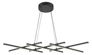 Maytoni MOD244PL-L50BK - LED luster na lanku HALO LED/40W/230V čierny