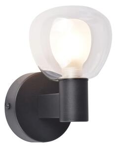 Kúpeľňové nástenné svietidlo POLA 1xG9/5W/230V IP44 čierne/číre