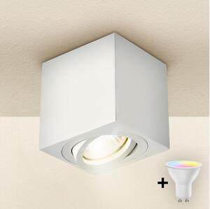 Brilagi - stmievateľné LED RGBW bodové svietidlo MIA 1xGU10/4,8W/230V 84x80 mm biele