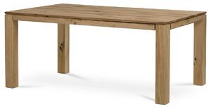 Autronic - Stůl jídelní 180x90 cm, masiv dub, povrchová úprava olejem, nohy 8x8 cm - DS-F180 DUB AKCE