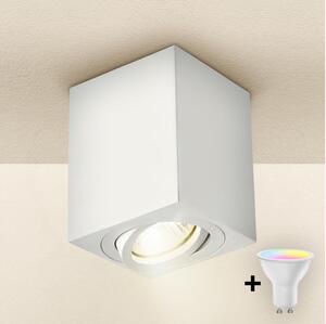 Brilagi - LED RGBW Stmievateľné bodové svietidlo MIA 1xGU10/4,8W/230V 100x80 mm biele
