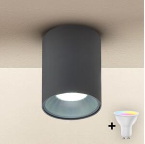 Brilagi - LED RGBW stmievateľné bodové svietidlo TRINE 1xGU10/4,8W/230V antracit