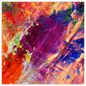 Farebný abstraktný obraz (Obraz 30x30cm)
