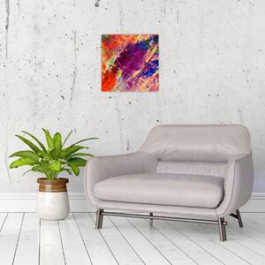 Farebný abstraktný obraz (Obraz 30x30cm)