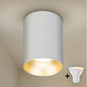 Brilagi - LED RGBW stlmiteľné bodové svietidlo TRINE 1xGU10/4,8W/230V biela/zlatá