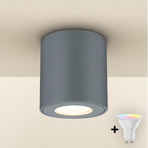 Brilagi - LED RGBW stmievané vonkajšie svietidlo MIA 1xGU10/4,8W/230V 84x80 mm antracit IP54