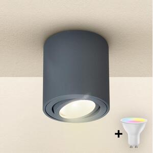 Brilagi - LED RGBW stmievateľné bodové svietidlo MIA 1xGU10/4,8W/230V 84x80 mm antracit