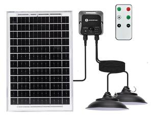Aigostar - LED solárny luster so senzorom 2xLED/35W/12V 6000mAh 6500K pr.15cm+DO