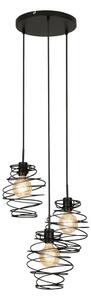 Briloner 4870-035 - Závesné svietidlo na lankách 3xE27/60W/230V