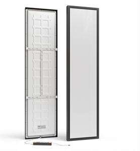 LED prisadený panel LED/60W/230V 30x120 cm čierny