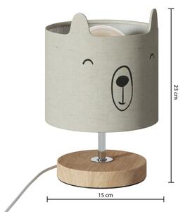 Atmosphera - Detská stolová lampa TOXEY 1xE14/25W/230V medvedík