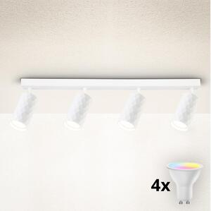 Brilagi - LED RGBW stmievateľné bodové svietidlo SELE DIAMANT 4xGU10/4,8W/230V biela