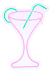 Atmosphera - LED neónová nástenná dekorácia COCTAIL LED/5V