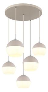 Globo 15999-5HR - Závesný luster na lankách RAGUSA 5xE27/60W/230V