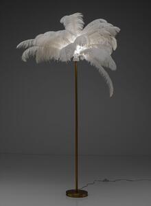 Feather Palm stojaca lampa biela 165 cm