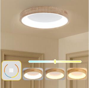 Brilagi - LED stropné svietidlo FALCON WOOD MODERN LED/40W/230V pr. 60 cm drevo