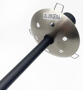 Brilagi - Prisadený luster MALIVA 4xE14/15W/230V matný chróm/dymová