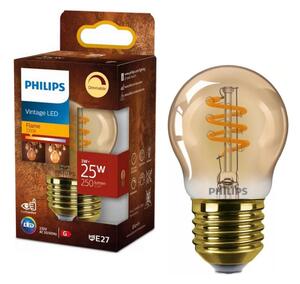 LED Stmievateľná žiarovka VINTAGE Philips P45 E27/3W/230V 2200K