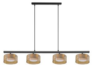 Brilagi - LED Luster na lanku AURA LUX 4xGX53/30W/230V čierna/zlatá