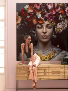 Flower Art obraz viacfarebný 200x200 cm