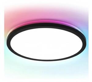 Brilagi - LED RGBW stmievateľné stropné svietidlo VIBE LED/24W/230V 3000-6500K čierne +s diaľkovým ovládaním