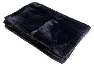 Fur deka čierna 140x200 cm
